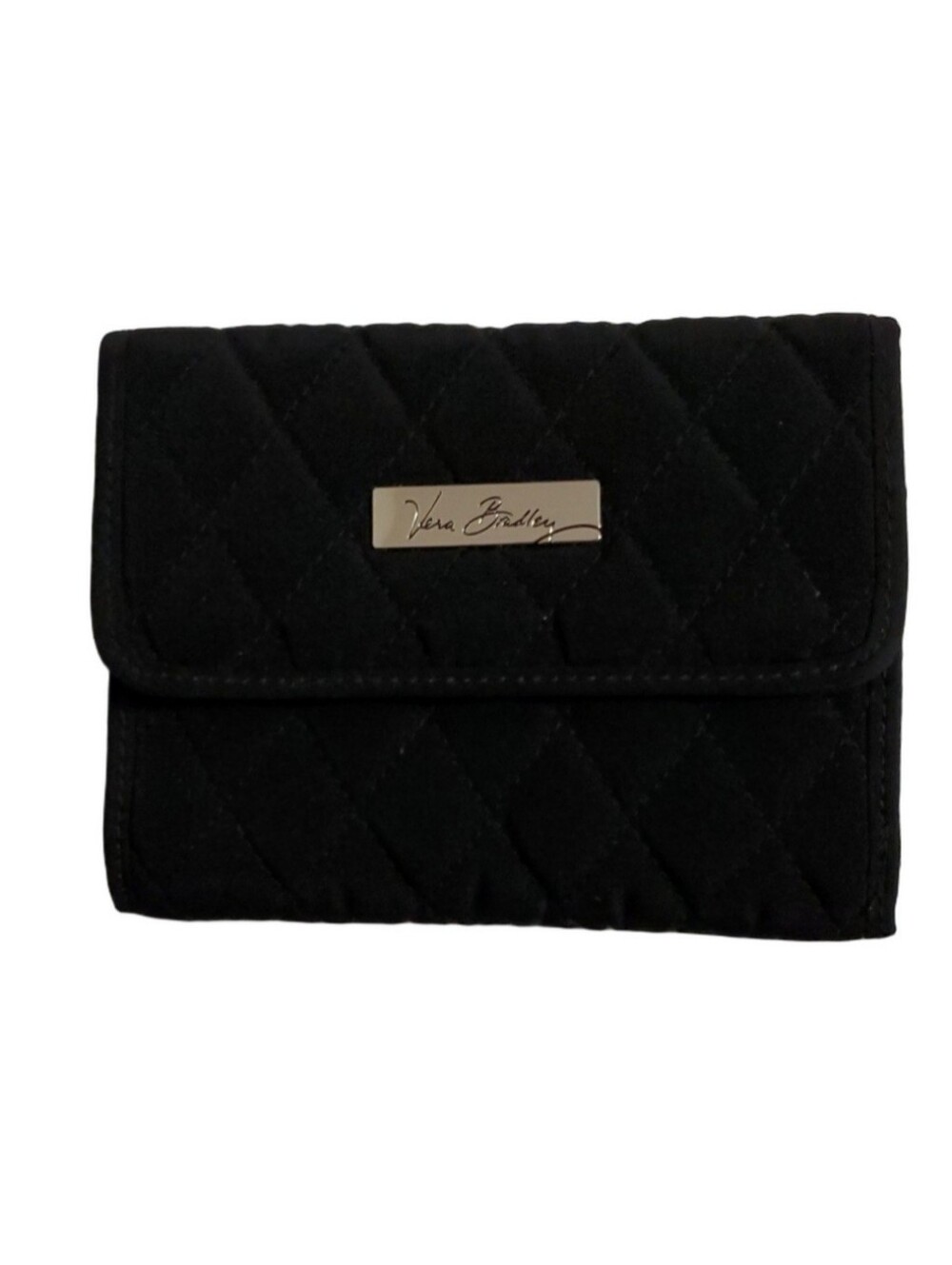 NWT Vera Bradley Euro Wallet in Classic Black